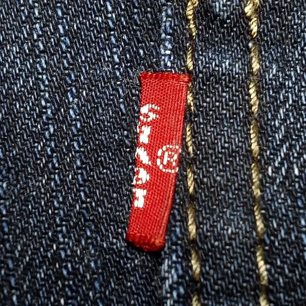 Levi's 511 Skinny Jeans Size 40x32 Slim Fit Y2K Zipper Pocket Denim VTG